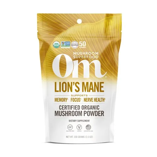 Om Lion's Mane Organic Mushroom Powder