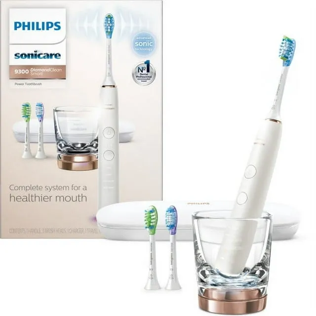 Philips Sonicare DiamondClean Smart 9300 Rechargeable Electric Toothbrush - HX9903/15 - Black