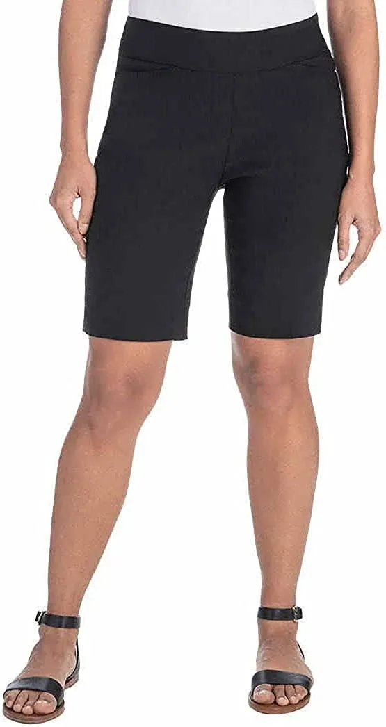 Hilary Radley Womens Stretch Bermuda Shorts NWT 9 in inseam