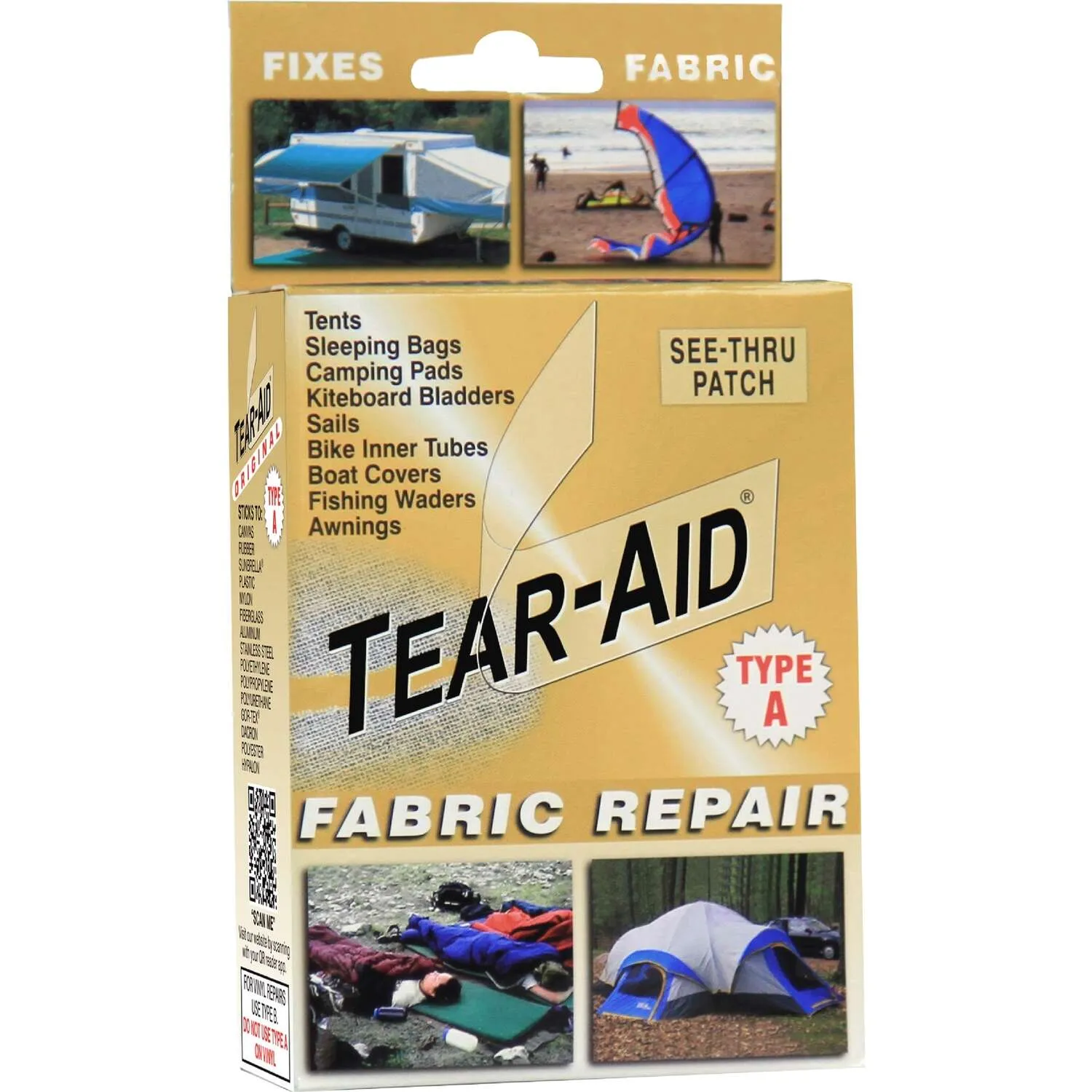 Tear-Aid Fabric Repair Kit - Type A