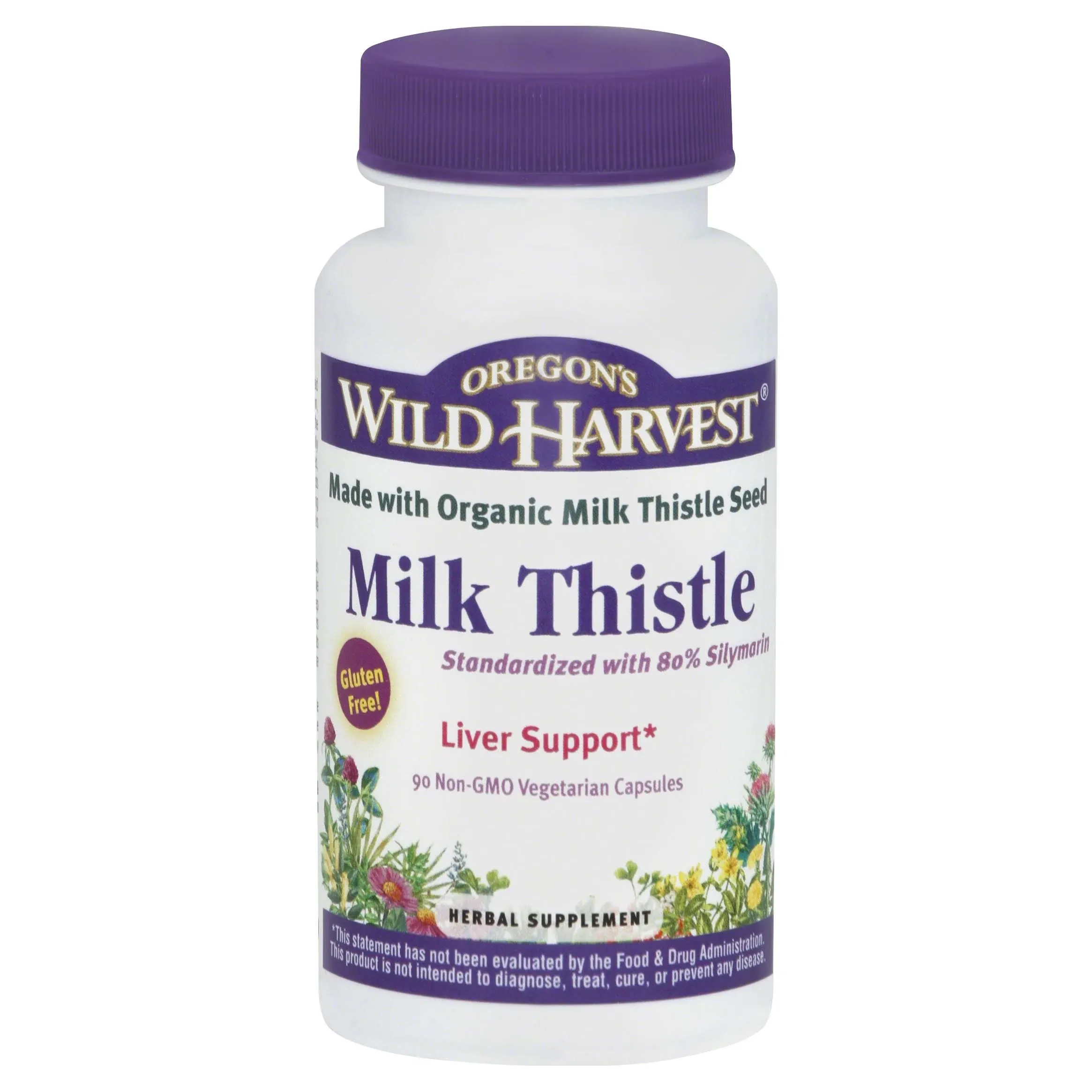 Oregon's Wild Harvest Milk Thistle 180 Capsules