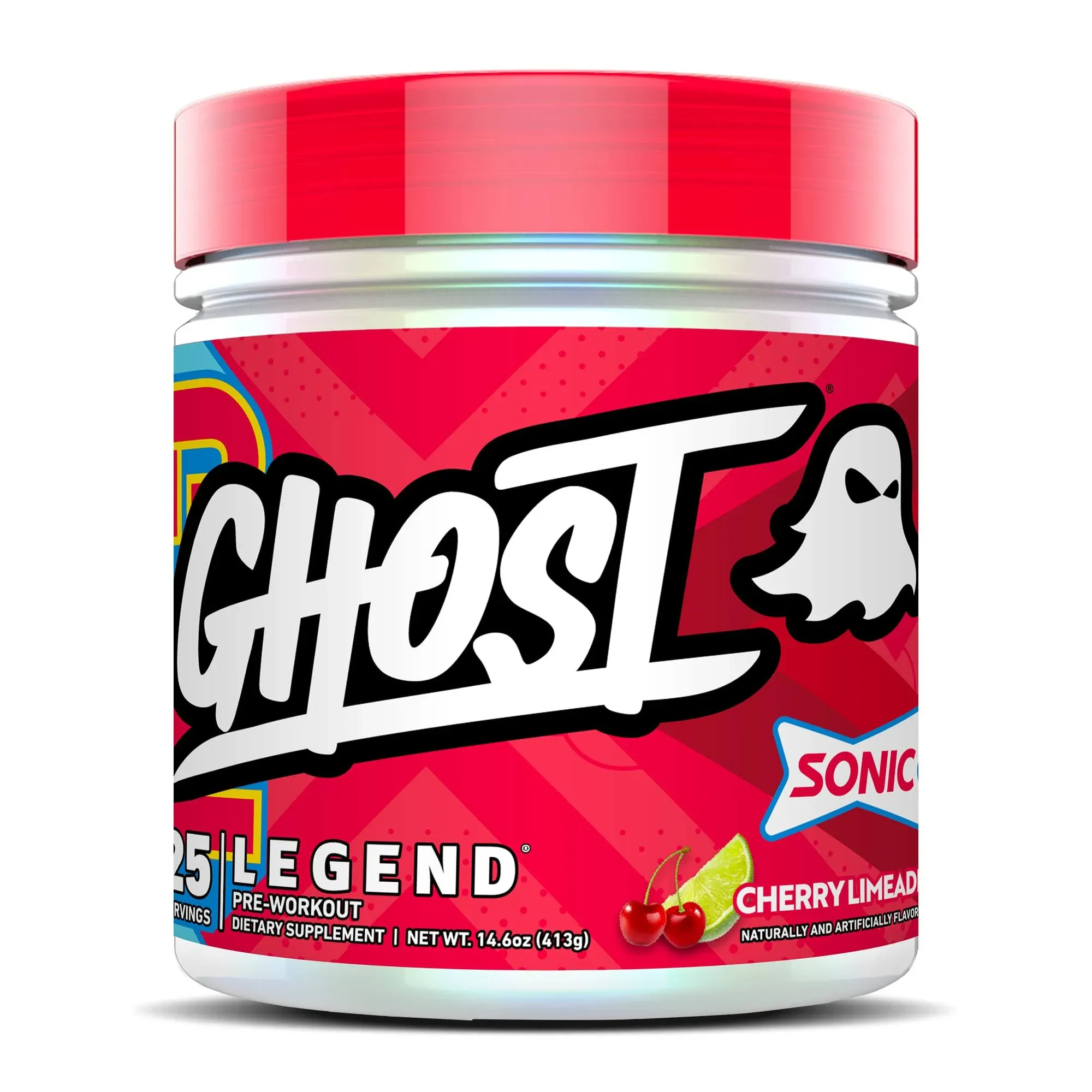 Ghost Legend V3 Pre Workout 30 Servings, Blue Raspberry