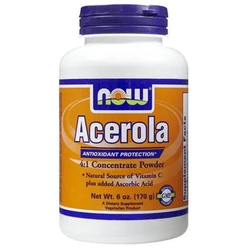 NOW Foods Acerola 4:1 Extract Powder