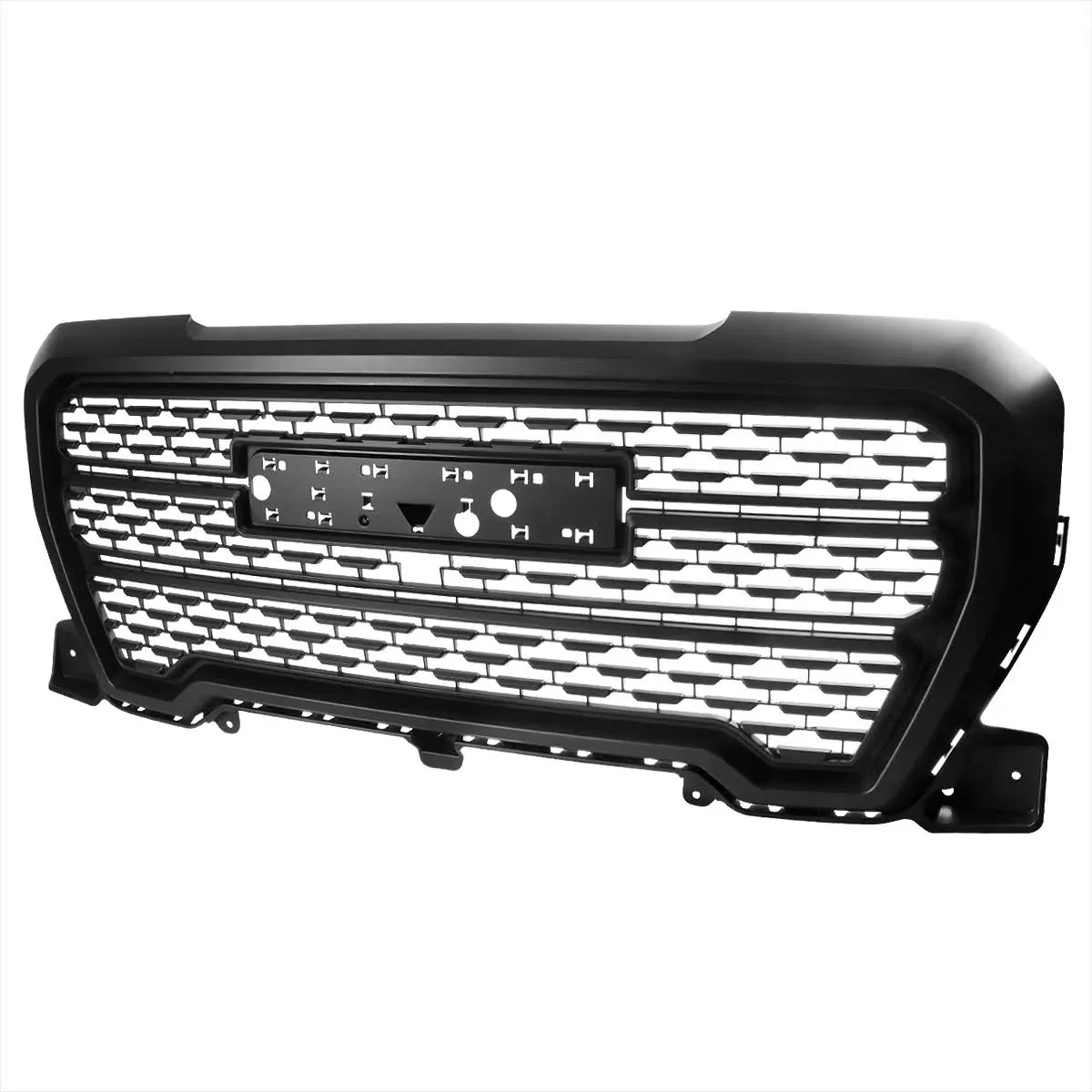 1999-2002 Chevrolet Silverado Glossy Black Mesh Grille