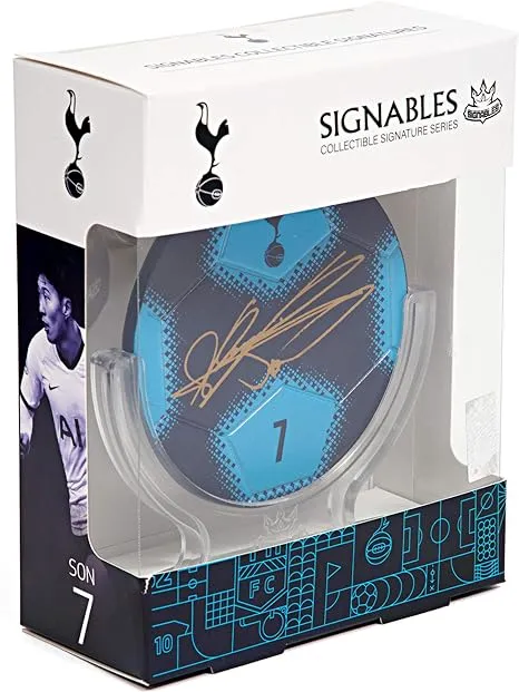 Signables Premium - Tottenham Heung-Min Son - Digitally Autographed Sports Memorabilia - Small Signed Sports Collectible Figurines - Unique Football Figures