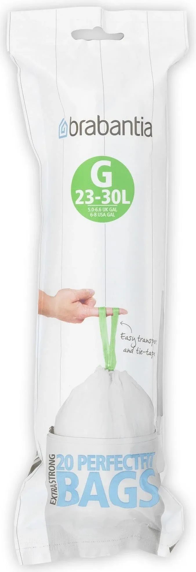 Brabantia Bin Liner G, 23-30 L - 20 Bags