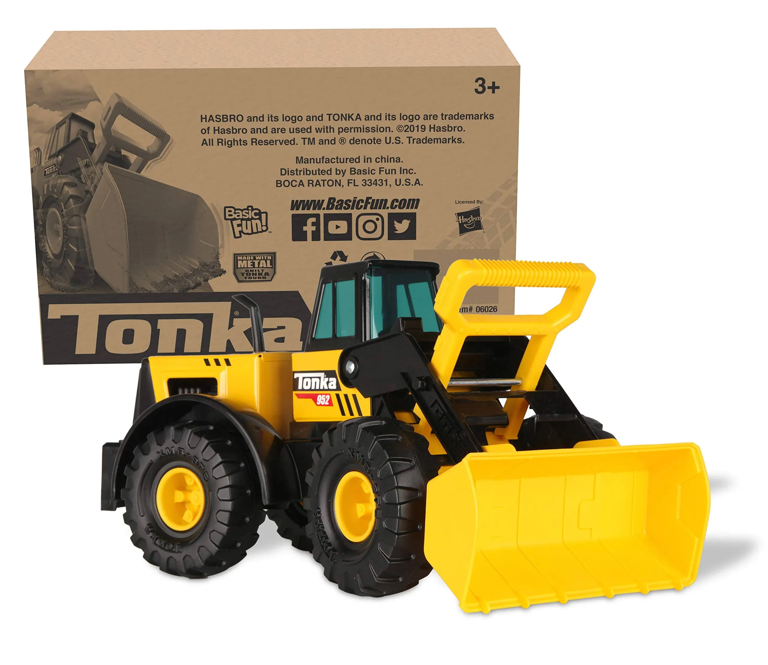 Tonka Steel Classics Front Loader Sand