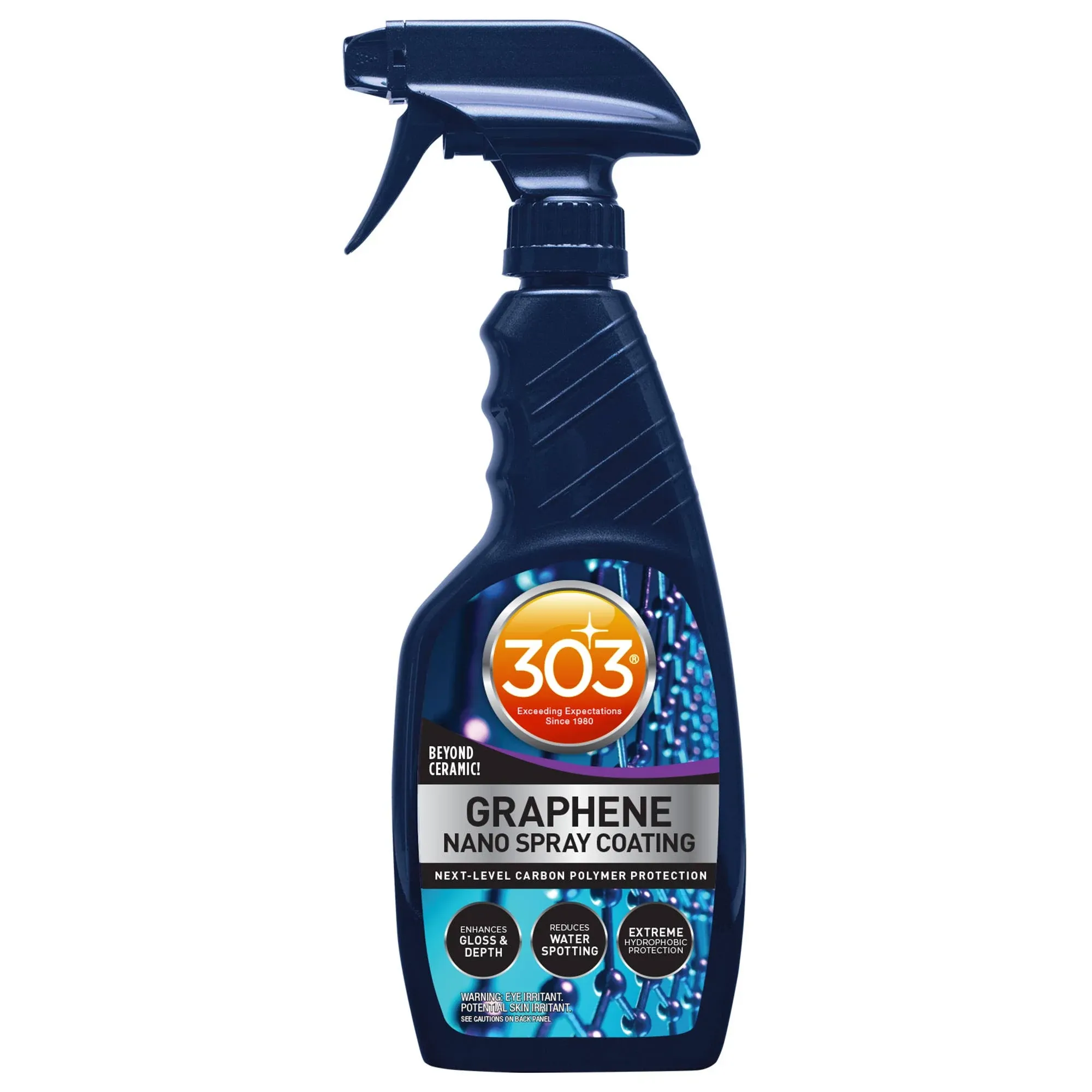 303 Graphene Nano Spray Coating - Next Level Carbon Polymer Protection, Enhances Gloss and Depth, Extreme Hydrophobic Protection, Beyond Ceramic, 15.5oz (30236CSR) Packaging May Vary,Blue