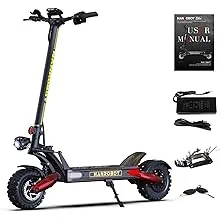 NANROBOT Electric Scooter Adults, 3000W Dual Motor 74.5MPH，Max Range 81Miles,11 Inch Off-Road Tires, Max Load 330LBS, Foldable and Portable Sport Scooter Electric