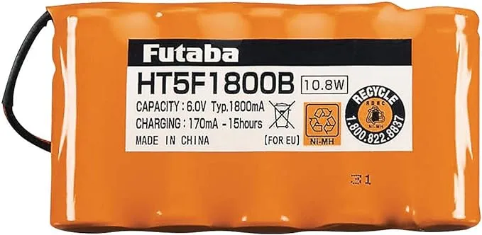 Futaba 5-Cell NiMH Transmitter Battery Pack (6.0V/1800mAh) [FUTUBA0142]