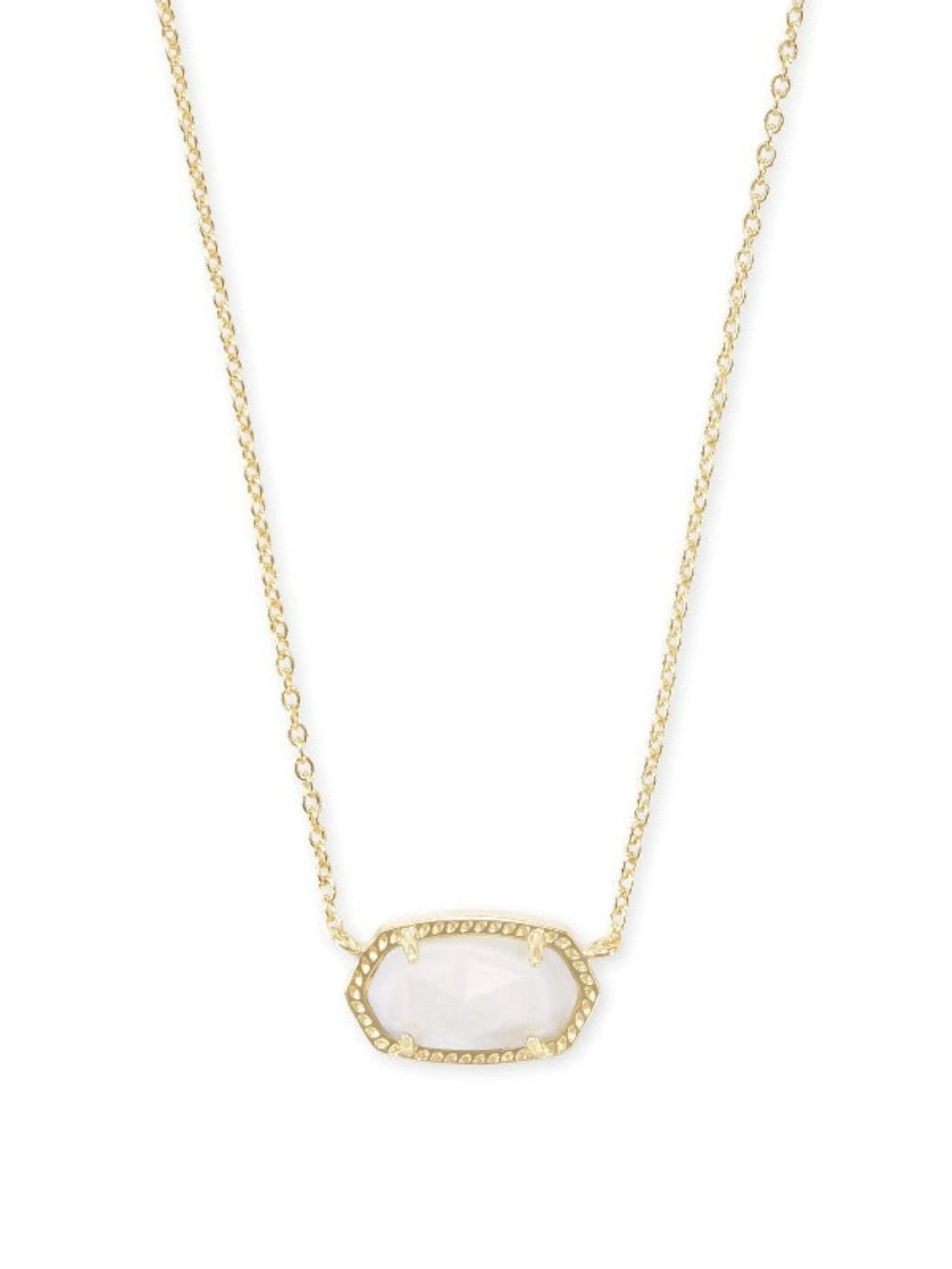 Kendra Scott Elisa Gold Pendant Necklace - Dichroic Glass