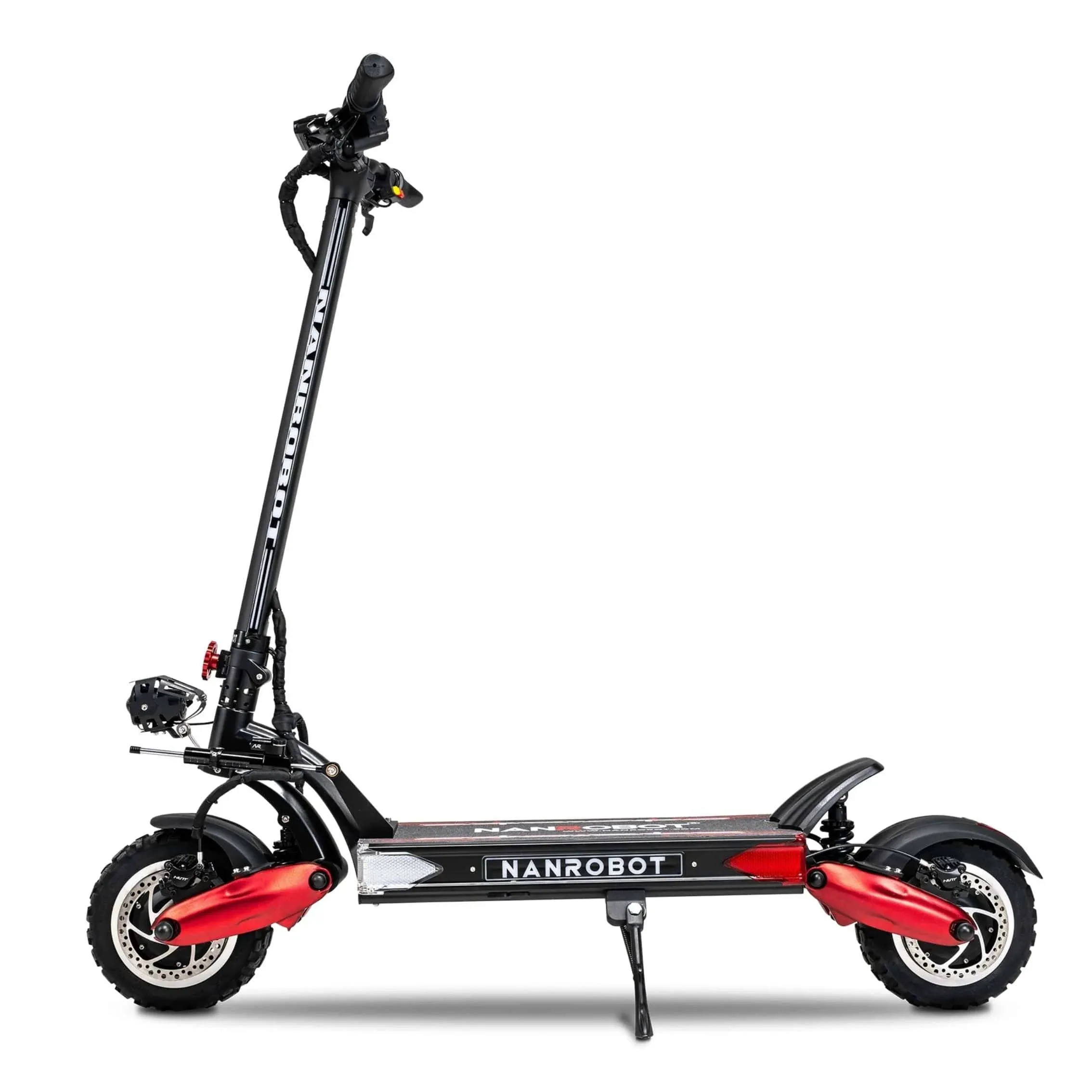 NANROBOT Electric Scooter Adults, 3000W Dual Motor 74.5MPH，Max Range 81Miles,11 Inch Off-Road Tires, Max Load 330LBS, Foldable and Portable Sport Scooter Electric