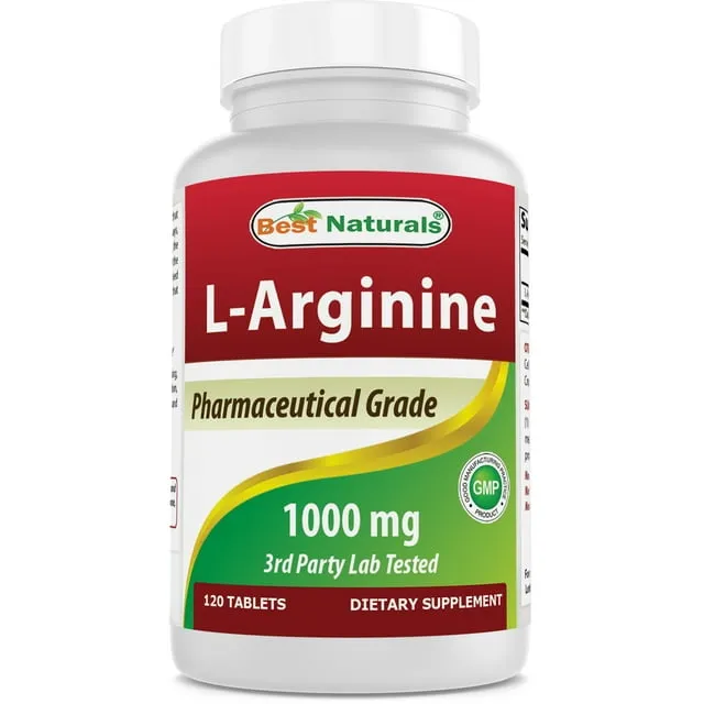 Best Naturals L-Arginine 1000 mg - 120 Tablets