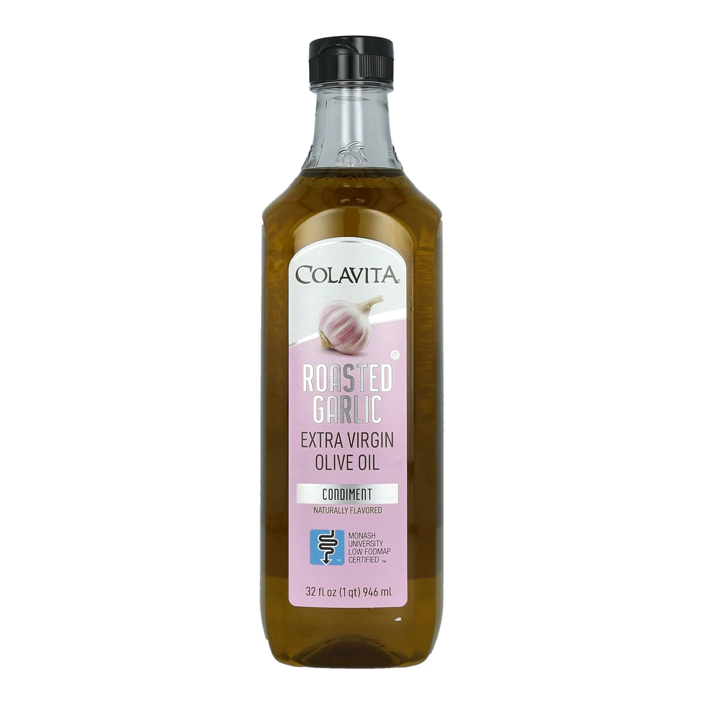 Aceite de Oliva Extra Virgen con Ajo Asado 100% Natural 32 oz Envase de Plastico