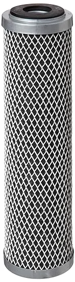 Pentair Pentek FloPlus-10 Carbon Water Filter, 10-Inch, Under Sink Modified Molded Carbon Block Replacement Cartridge, 10" x 2.5", 0.5 Micron