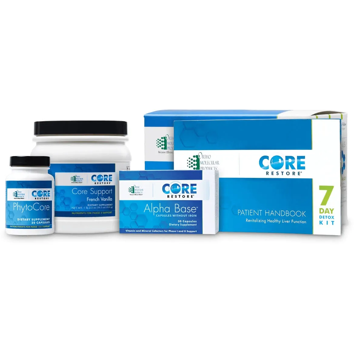 Ortho Molecular Products Core Restore Vanilla 7 Day Kit