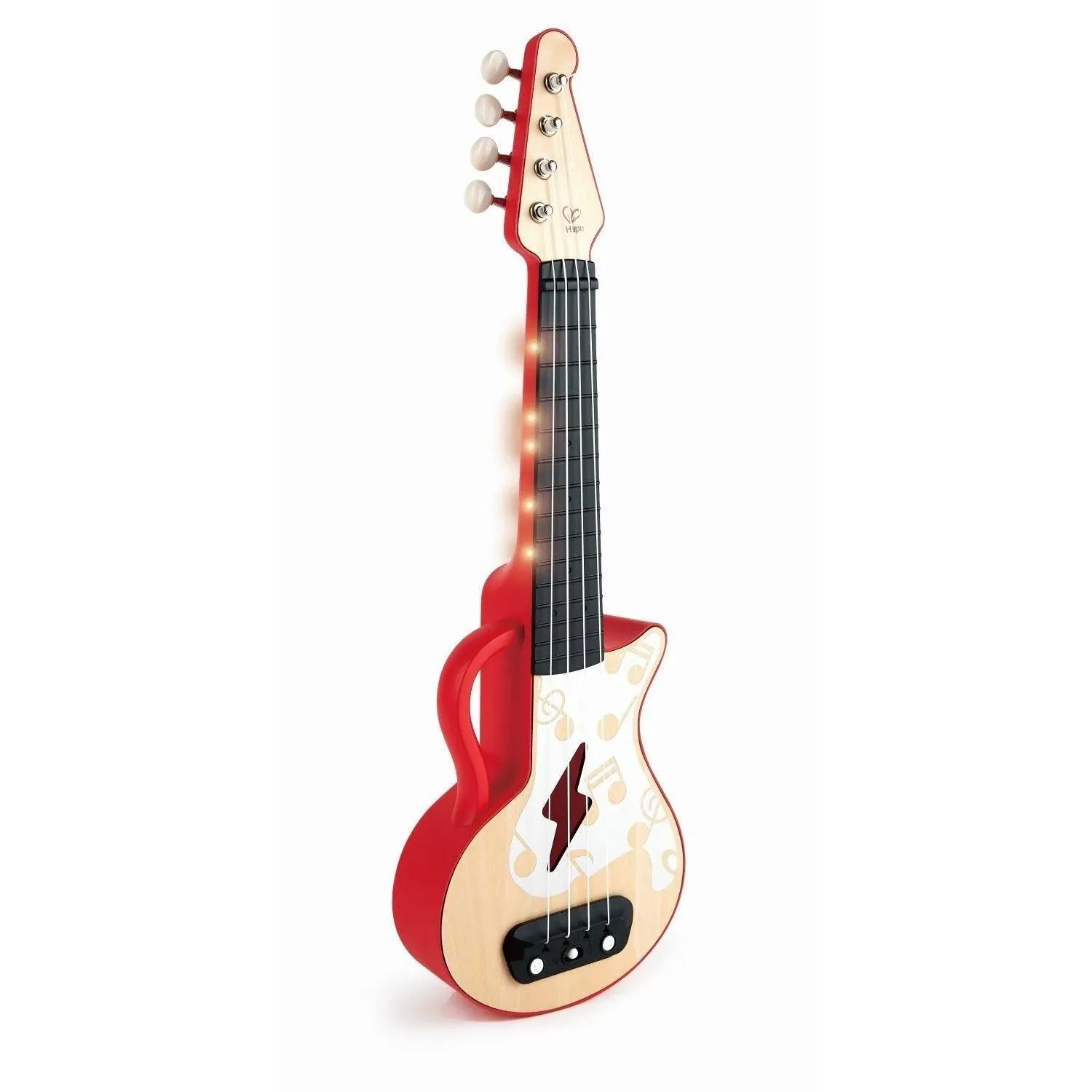 Learn With Lights Red Electronic Ukulele In Multi