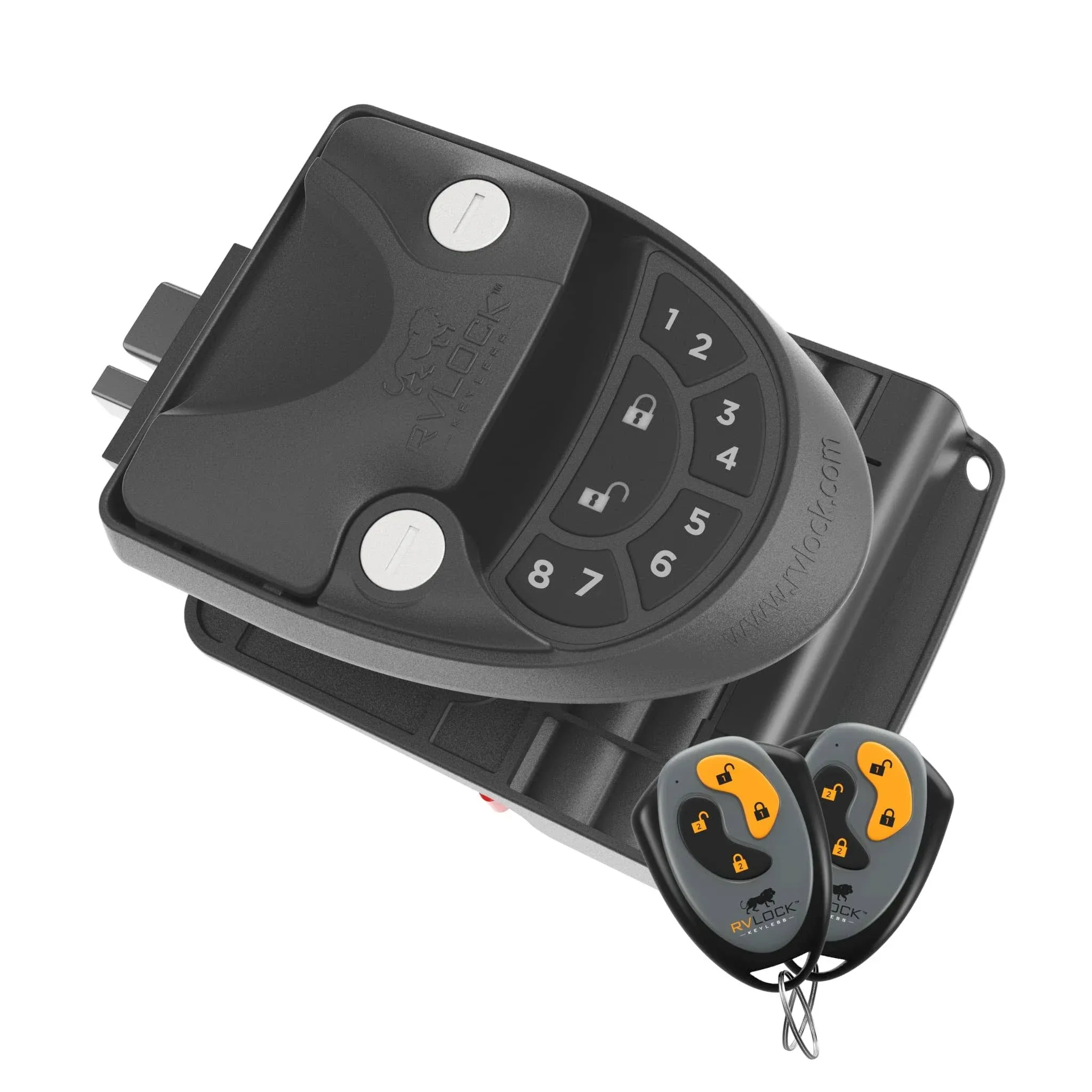 Rvlock V4 Key Fob and Keyless Entry Keypad, Rv/Motor Home Door Lock Accessories,