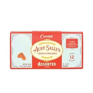 Creamy Assorted Pralines – Aunt Sally's Pralines – 12 count box