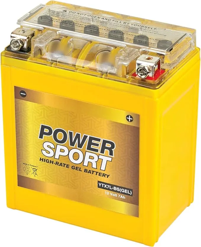 ExpertPower YTX7L-BS 12v 7Ah Motorcycle Gel Battery