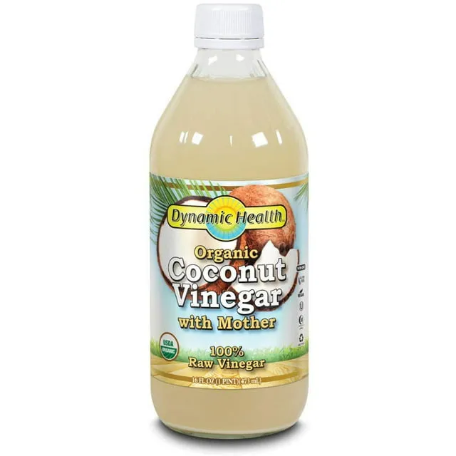 Dynamic Health Coconut Vinegar, Organic, with Mother - 16 fl oz