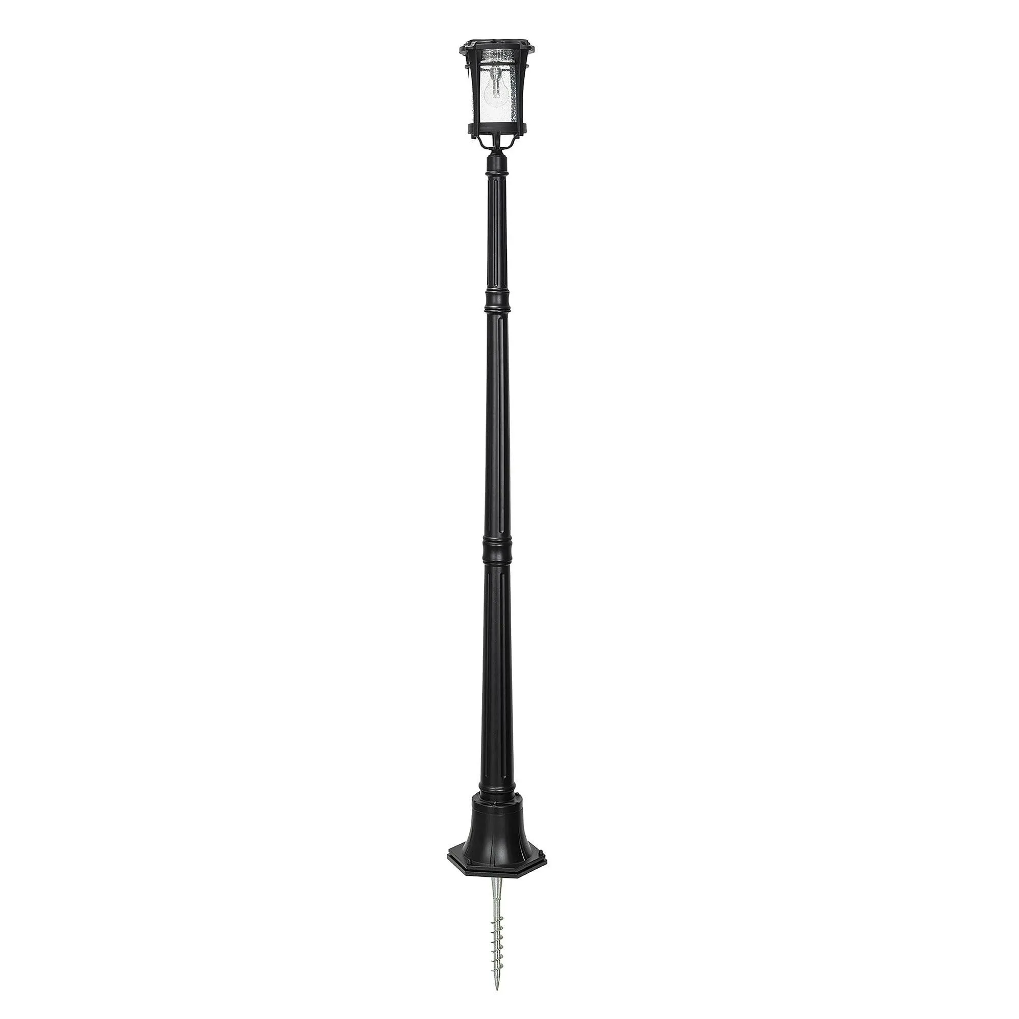 Gama Sonic Aurora Bulb Post Lamp with EZ Anchor