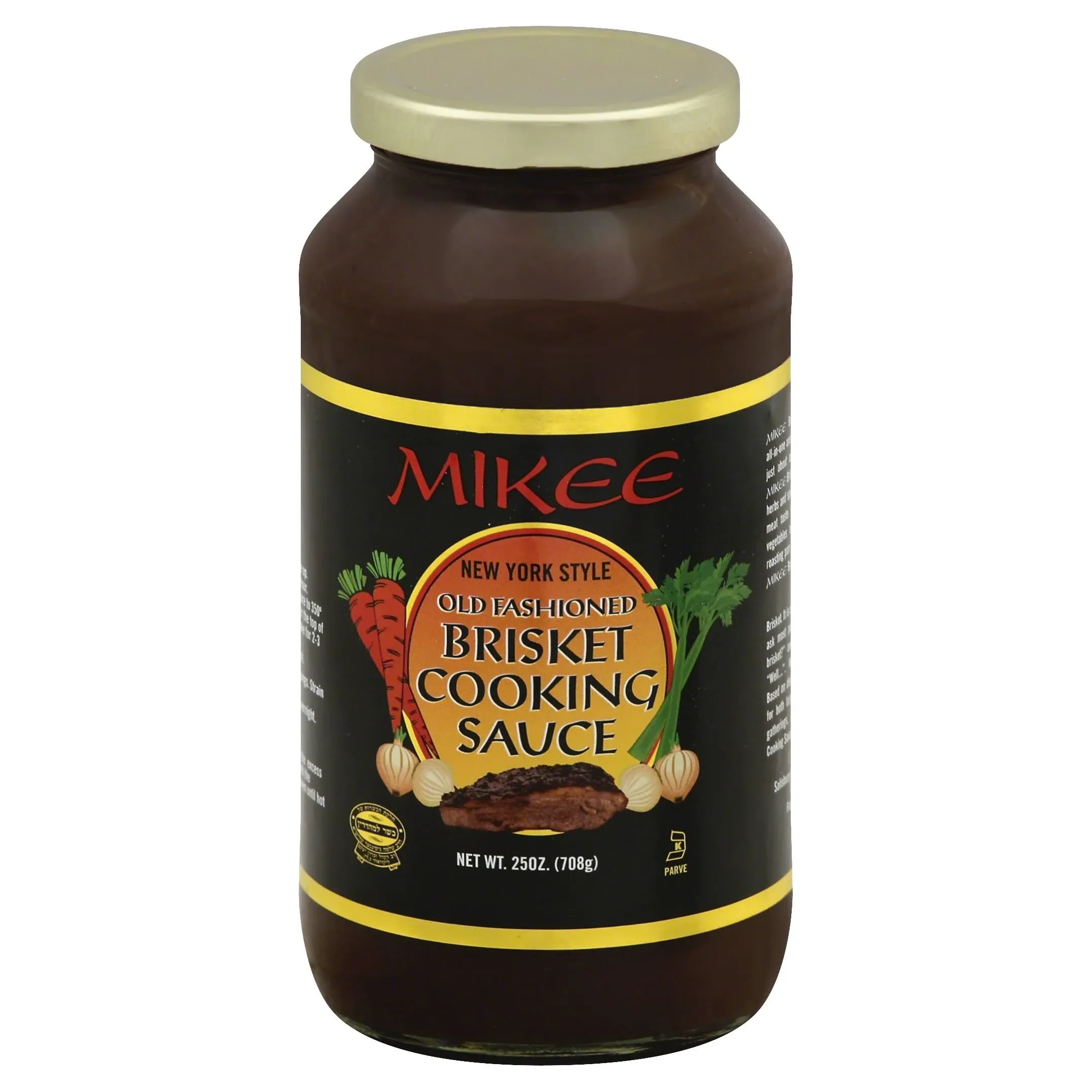 Mikee Cooking Sauce, Brisket, Old Fashioned, New York Style - 25 oz