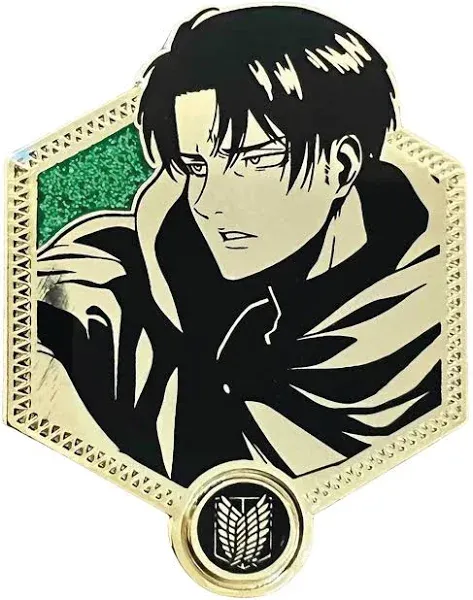 Attack on Titan Final Season Levi Enamel Pin Figure Anime Shingeki no Kyojin 