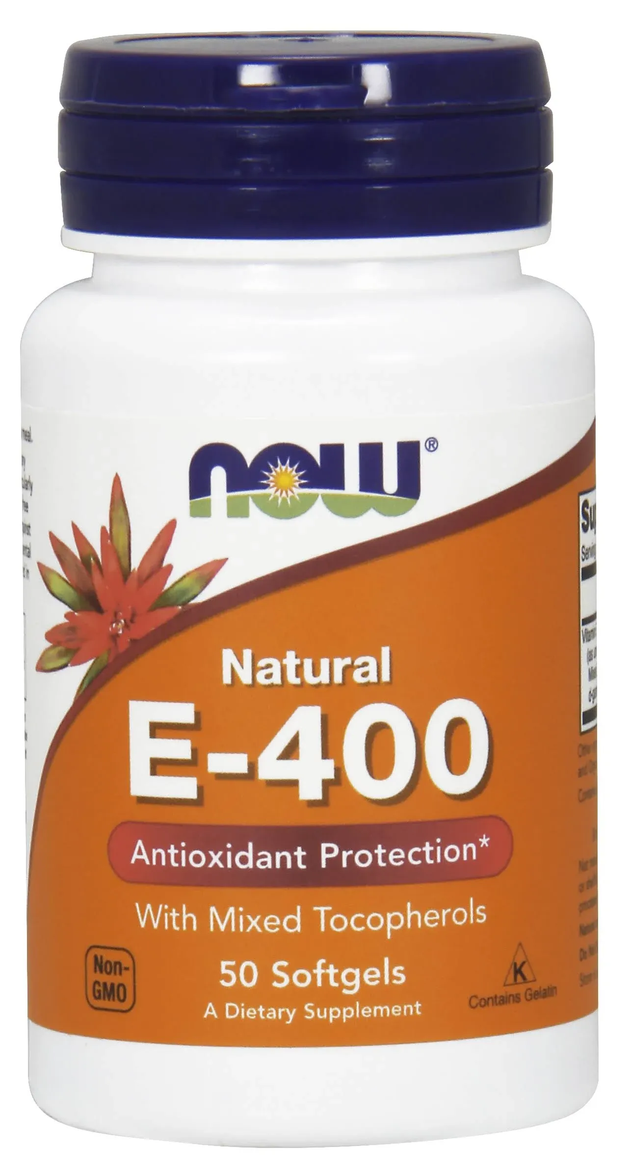 Now Foods E-400 Mixed Tocopherols 50 Softgels