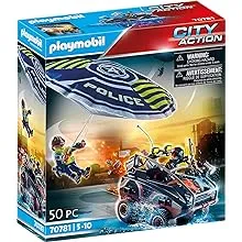 Playmobil Police Parachute with Amphibious Vehicle