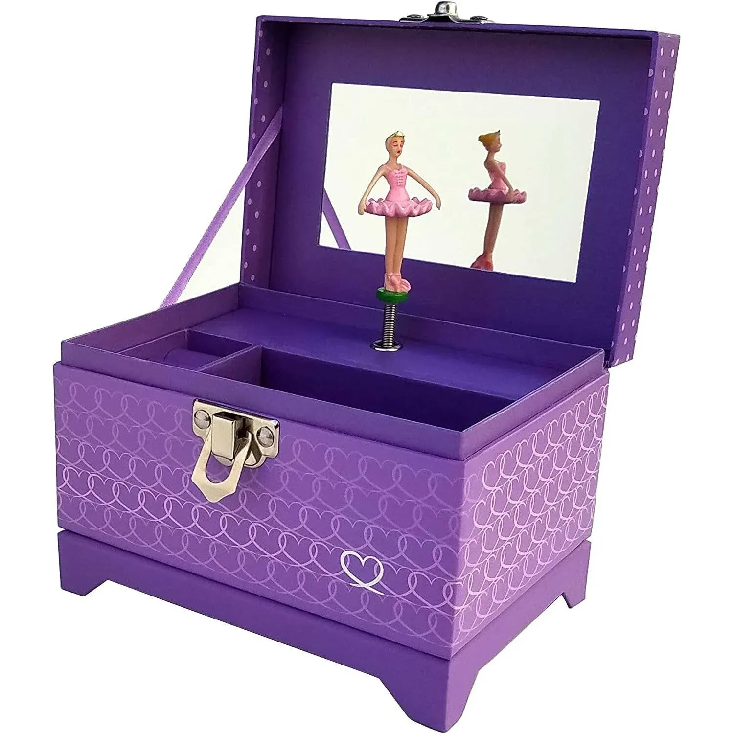 My Tiny Treasures Box Company Ballerina Music Box (Heart Ballerina Music Box ...