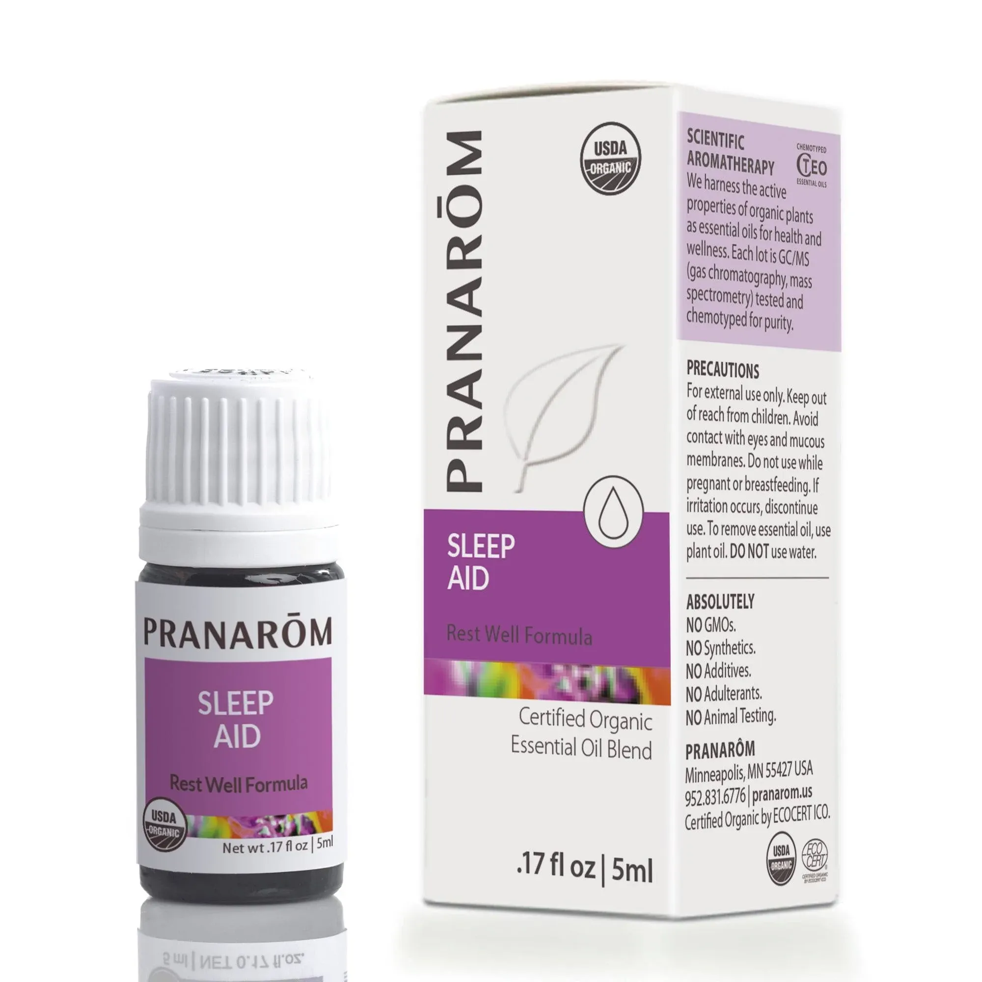 Pranarom Sleep Aid Essential Oil Blend 15ml - Natural