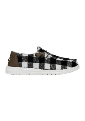 Hey Dude Women's Wendy Buffalo Plaid Loafers, 9M