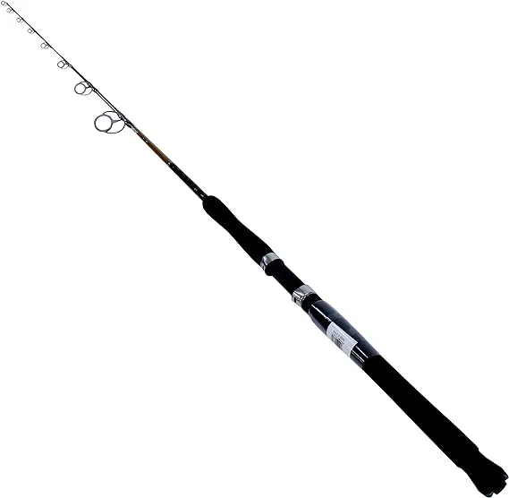 Ugly Stik 6’6” Tiger Elite Jig Spinning Rod, One Piece Nearshore/Offshore Rod, 50-100lb Line Rating, Heavy Rod Power, 4-7 oz. Lure Rating, Versatile and Dependable