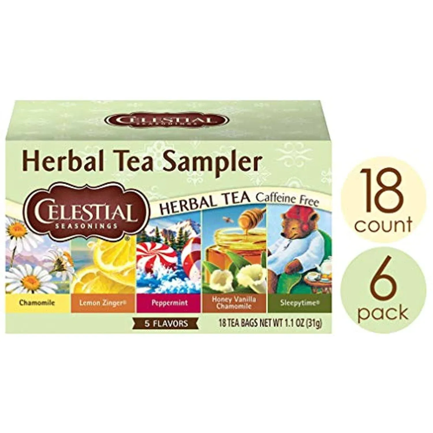 Celestial Tea Herbal Tea Sampler