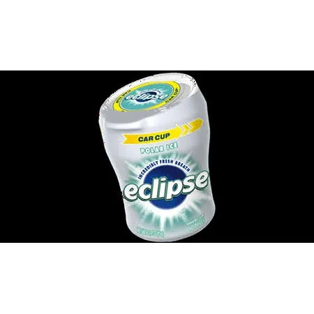 Eclipse Gum, Sugarfree, Polar Ice, 60 Count Bottle - 4 pack