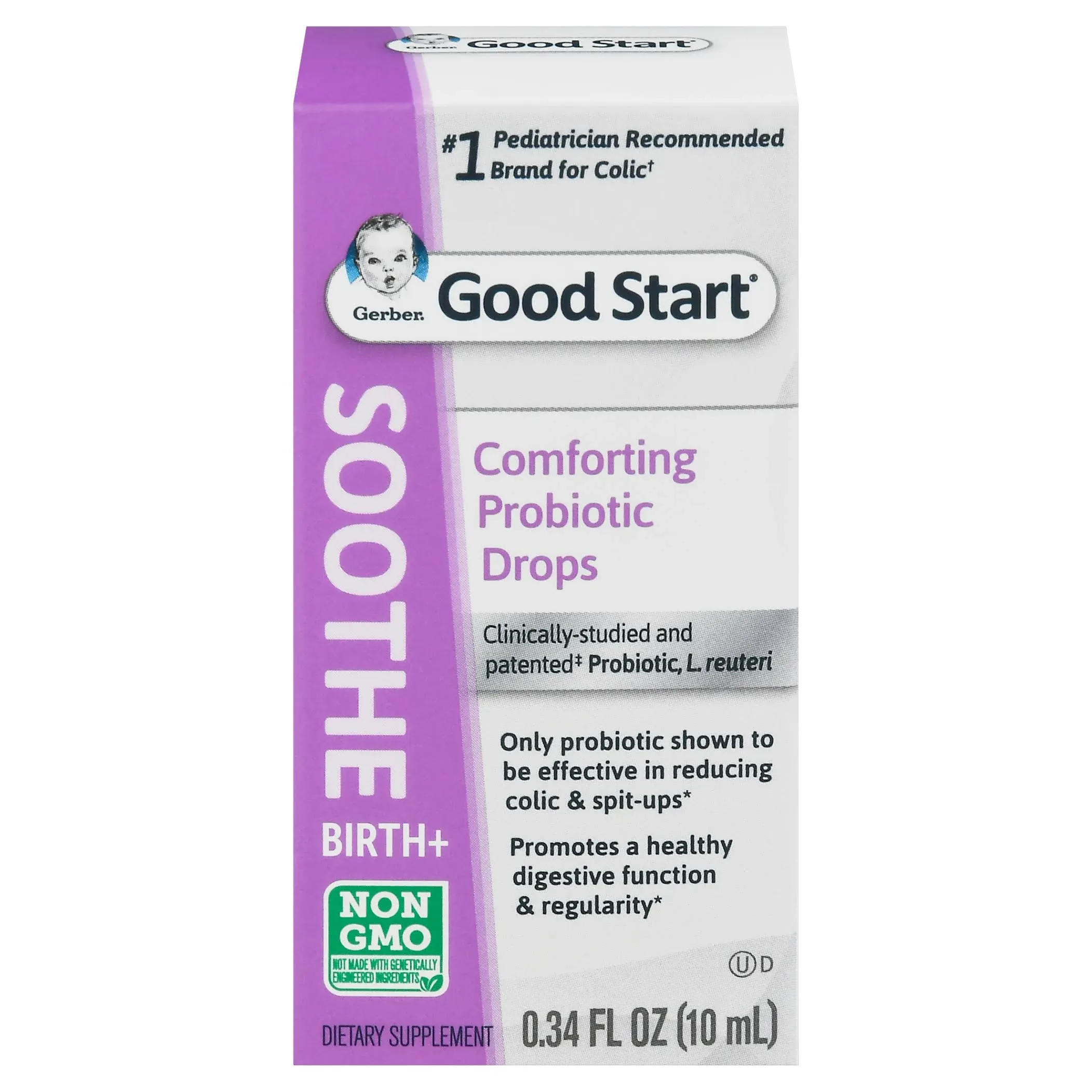 Gerber Good Start Comforting Probiotic Drops, Soothe - 0.34 fl oz