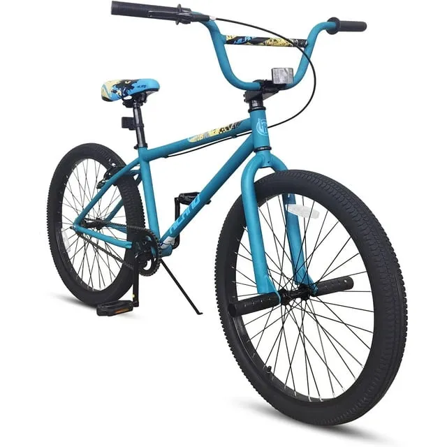 Hiland BMX BIKE 24 & 26 inch, Beginner-Level to Advanced Riders with 2 Pegs for Youth Teens Adults, Multiple Colors