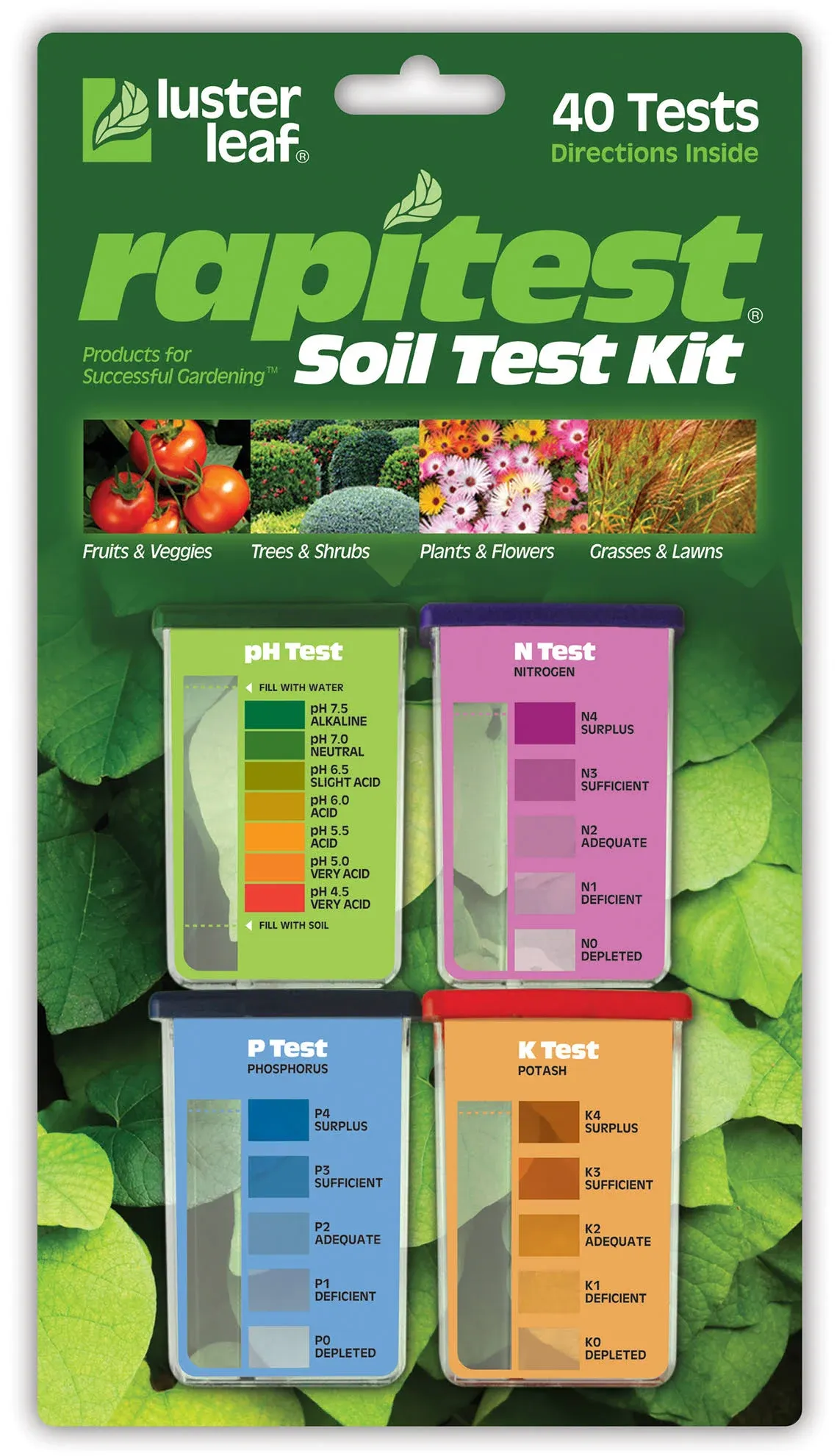 Rapitest Soil Test Kit, Luster Leaf