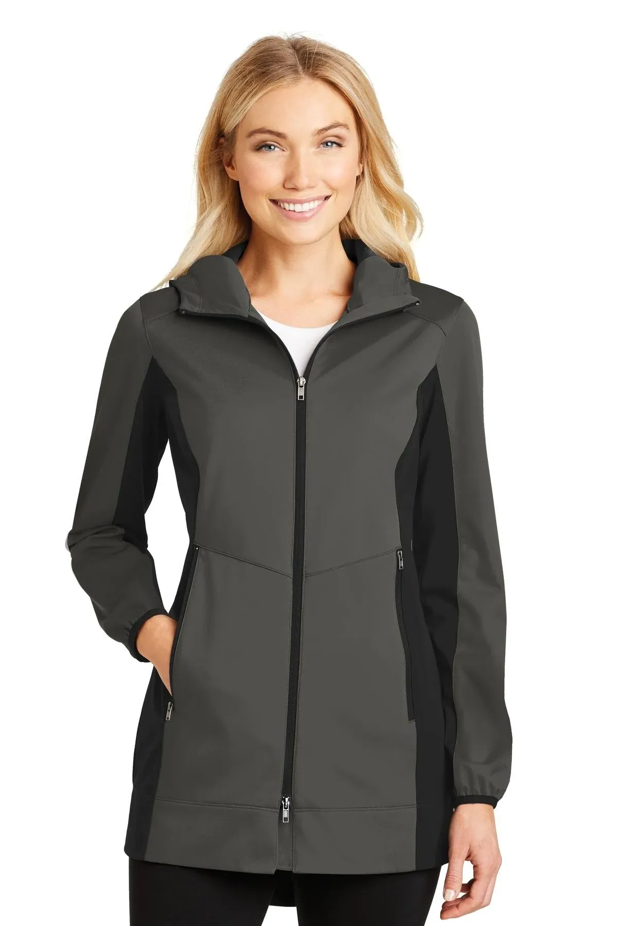 Port Authority Ladies Active Hooded Soft Shell Jacket - L719