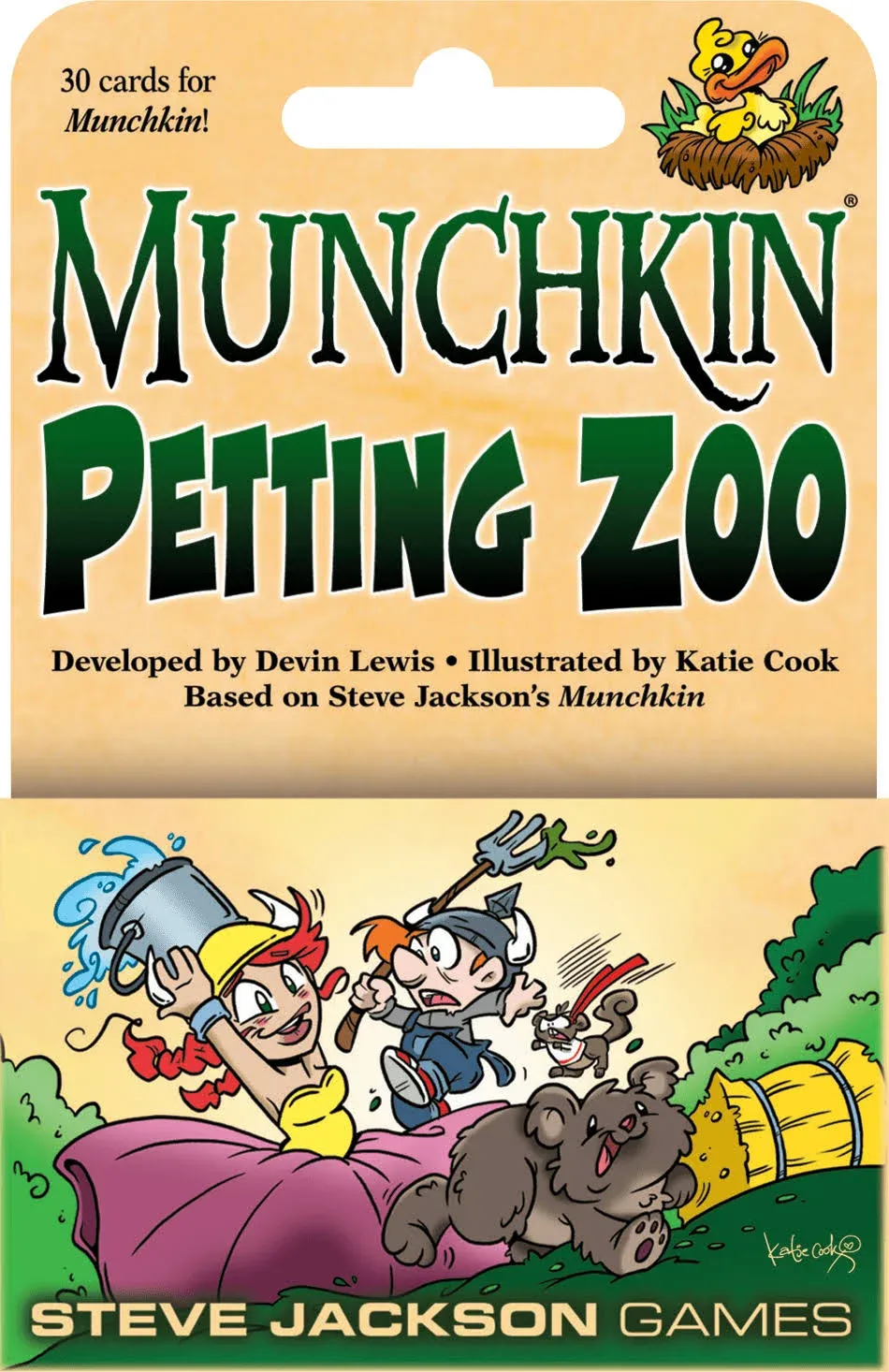 Steve Jackson Games Munchkin Petting Zoo Card Game (Mini-Expansion) | 30 Cards | Adults, Kids, & Family Game | Fantasy Adventure Roleplaying Game | Ages 10+ | 3-6 Players | Avg Play Time 120 Min