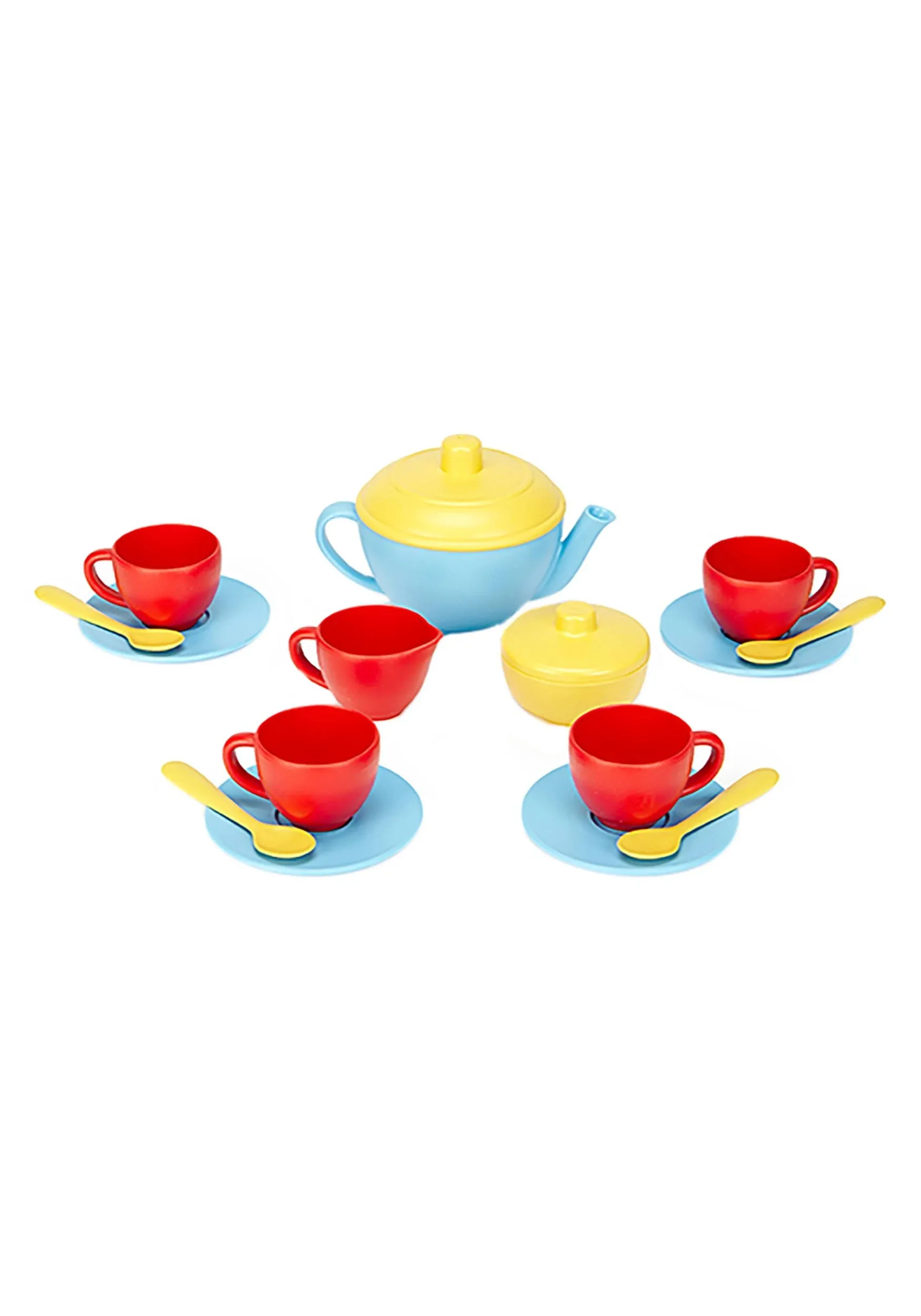 Green Toys Tea Set, Blue