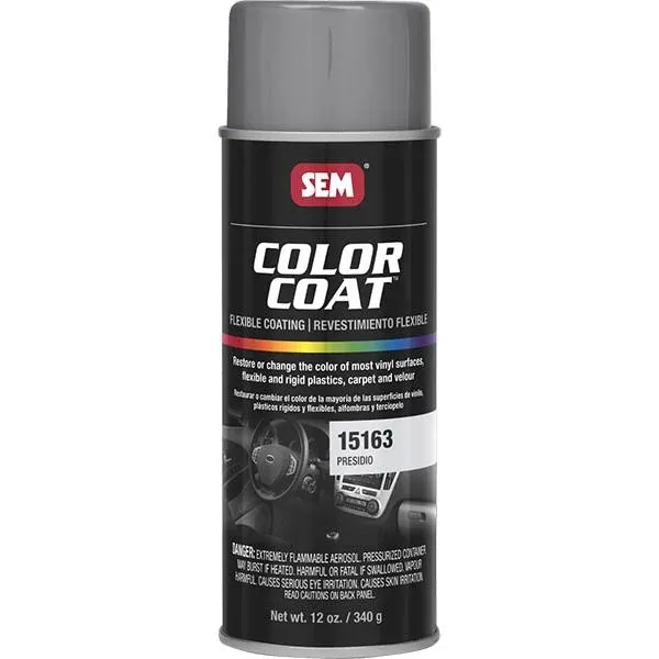 Color Coat - Plastic & Vinyl Flexible Coating, Presidio, 12 oz. Aerosol