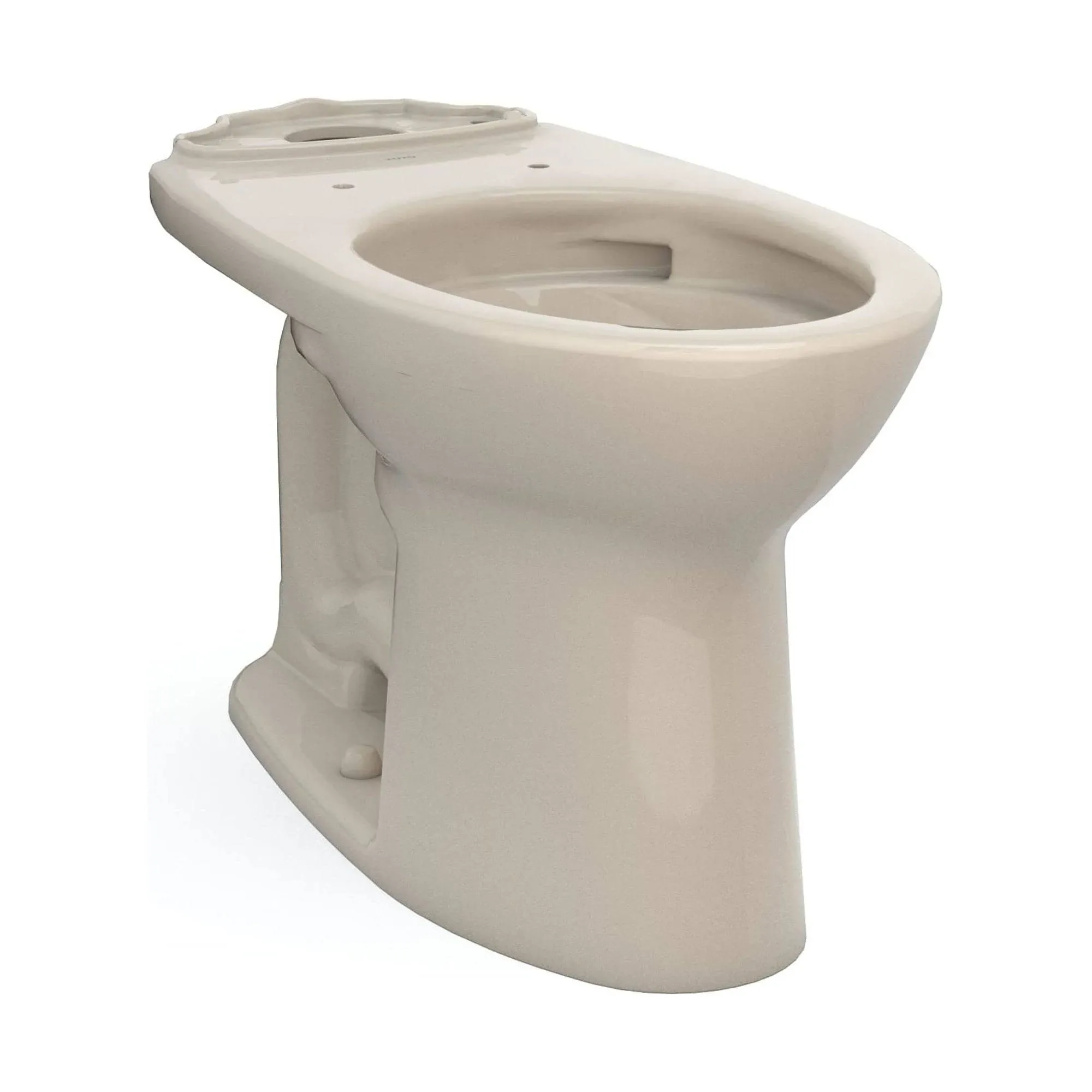 TOTO Drake Elongated TORNADO FLUSH Toilet Bowl with CEFIONTECT, Bone - C776CEG#03