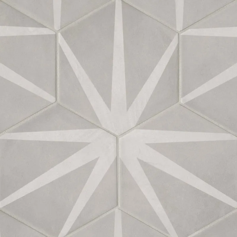 Bedrosians Allora Hexagon Matte Porcelain Tile 8.5" x 10