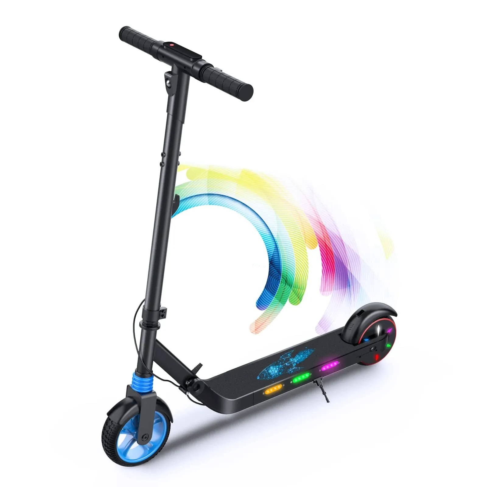 Aovopro Electric Scooter for Kids Ages 6-15, 9mph Speed/9 Mile Rang, 130W Motor ...