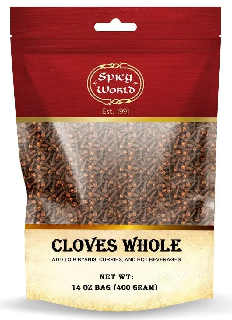 Spicy World Whole Cloves Bulk 1 lb for Foods, Tea, Pomander Balls &amp; Potpourri