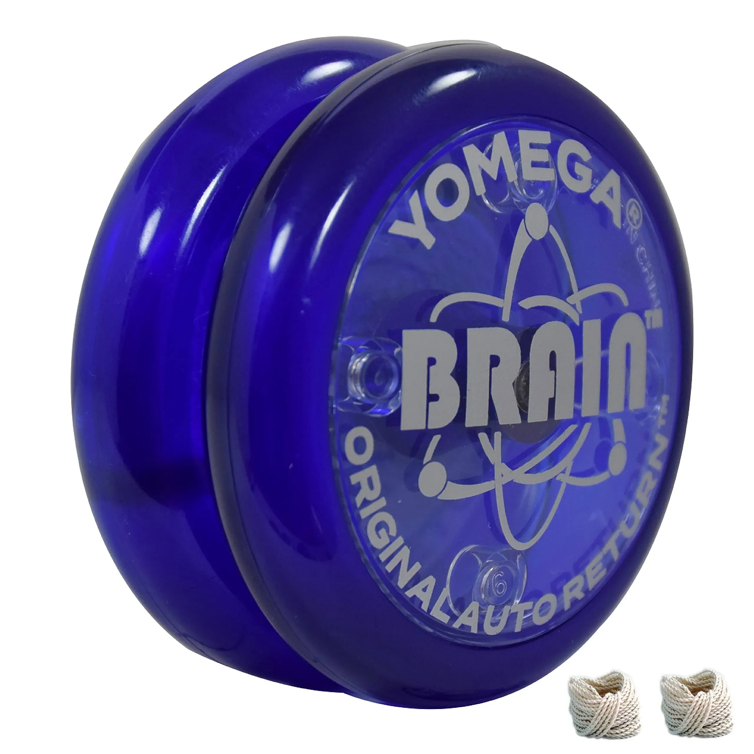 Yomega The Original Brain - For Kids and Beginners, Responsive Auto Return Yo Yo + Extra 2 Strings