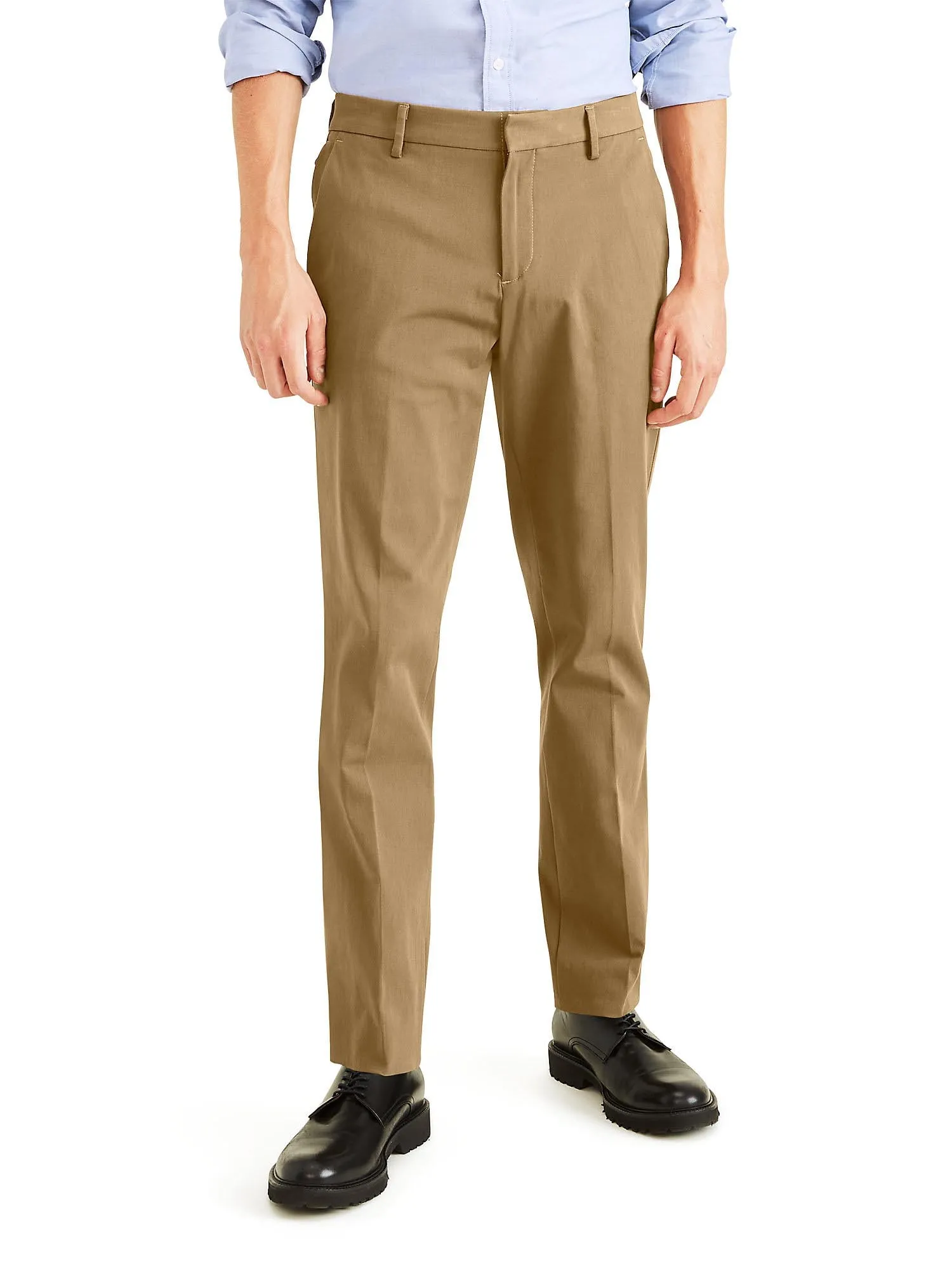 Dockers Men&#039;s Slim Fit City Tech Dress Pants Bitter Chocolate 38 x 32