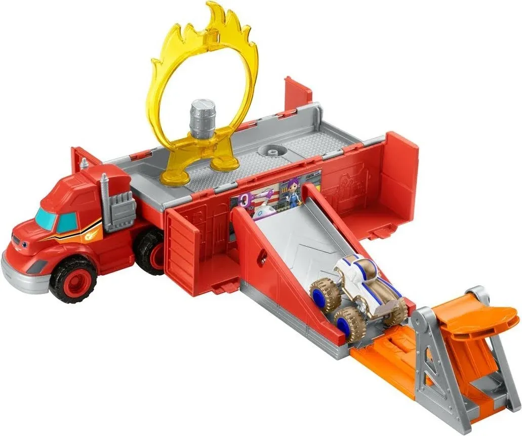 Fisher Price Blaze and the Monster Machines Launch &amp; Stunts Hauler NEW